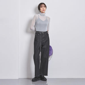 カットオフ デニムパンツ