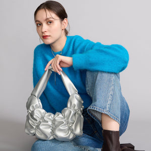 ギャザー ムーン ワンショルダーバッグ