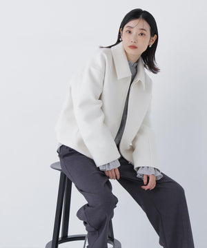 ＜朝比奈 彩さんコラボ＞ステンカラージップブルゾン