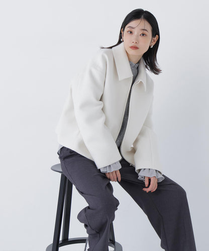 ＜朝比奈 彩さんコラボ＞ステンカラージップブルゾン