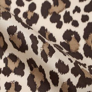 シルク レオパード スカーフ