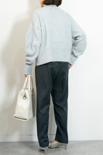 FOX混ボリュームスリーブニット