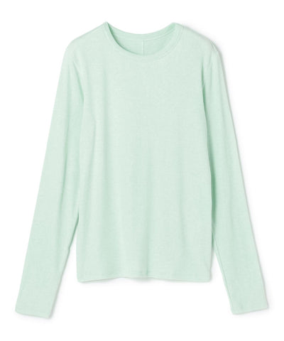 コットンカシミヤ クルーネックカットソー