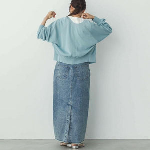 2wayコットンカーディガン