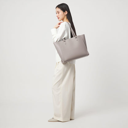 【WEB限定】ワンポイント シンプル トートバッグ（ソフトPCバッグ付） / A4 / 通勤