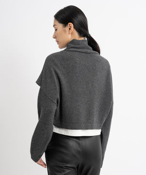 スーピマコットン プレミアムジャージー 半袖クロップド丈Tシャツ