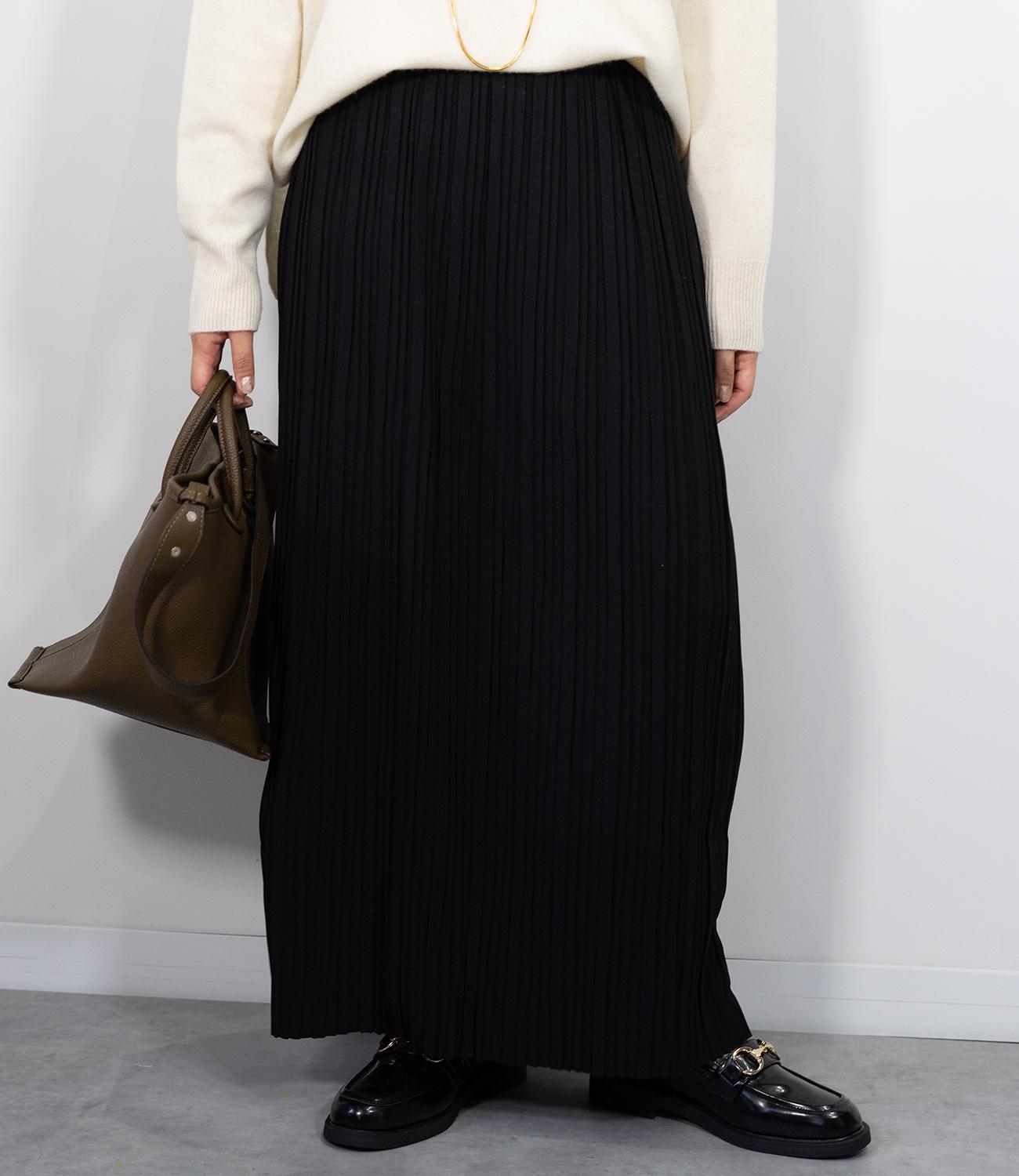 ストレートプリーツスカート