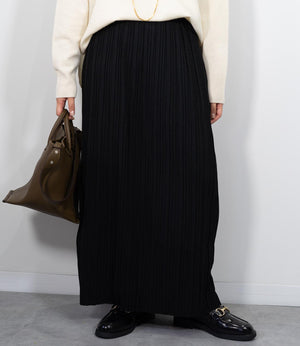 ストレートプリーツスカート