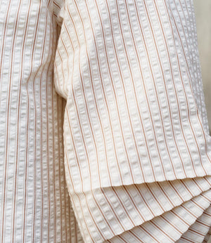 サッカーストライプブラウス