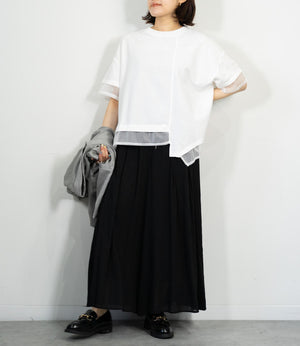 メッシュデザインTシャツ