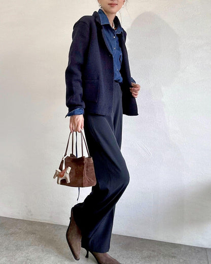 ニットジャケット