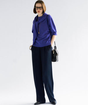 ヴィスコースストレッチ Vネック ニットカーディガン