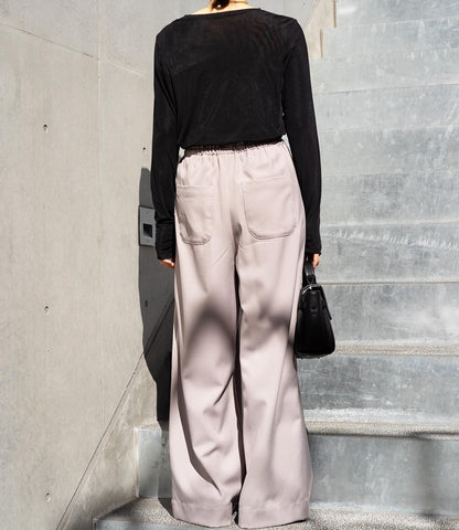 ダブルチュールカットソー