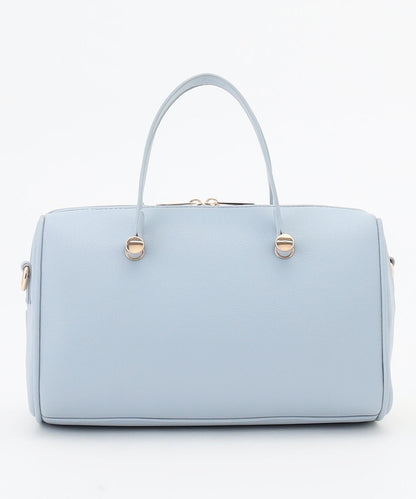 メタルアクセント ボストンバッグ