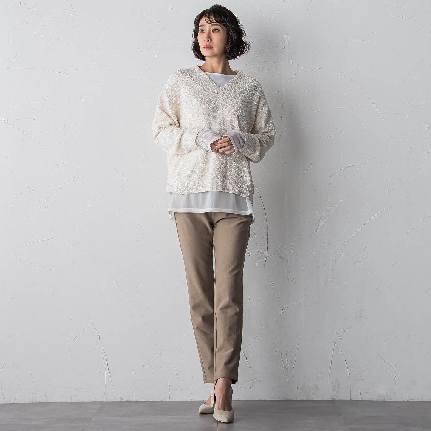 【WEB限定】”重ねるだけで格上げ”レイヤードインナー