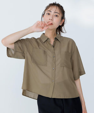 シアーテックリネンシャツ