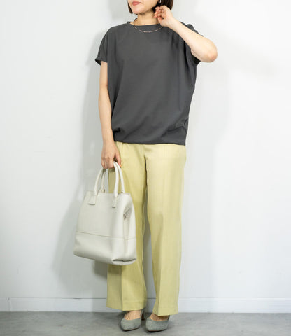 【10万人の正解シリーズ】コクーンシルエットボートネックカットソー