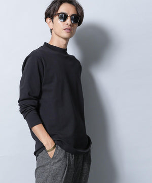 《イヤな臭いを軽減》Anti Smell モックネックロングスリーブＴシャツ