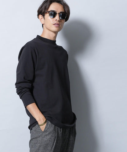 《イヤな臭いを軽減》Anti Smell モックネックロングスリーブＴシャツ
