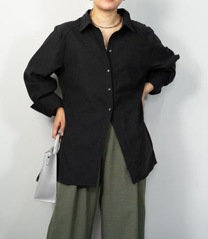 バックギャザーシャツ