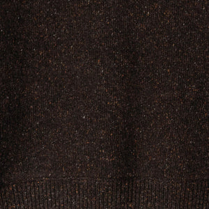 ウールブレンド シルクネップ ニットプルオーバー