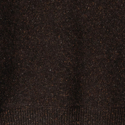 ウールブレンド シルクネップ ニットプルオーバー