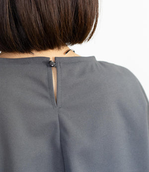 【10万人の正解シリーズ】コクーンシルエットボートネックカットソー