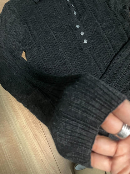 ポロニットリブプルオーバー