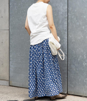 USAコットンコンパクトノースリーブカットソー