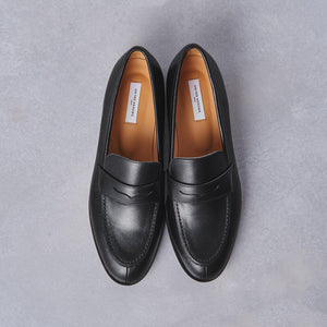 レザー コインローファー