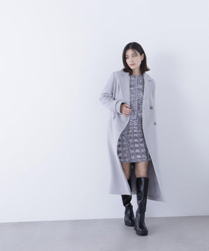 ビッグカラーダブルチェスターコート