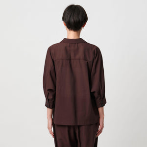 シアー ドルマン ブラウス ジャケット ウォッシャブル