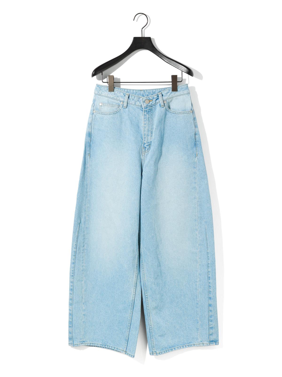 MIDIUMISOLID for Ladies バレルレッグワイドデニム
