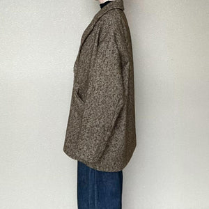 ヘリンボーンジャケットコート