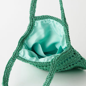 メタリックコード ミニ トートバッグ