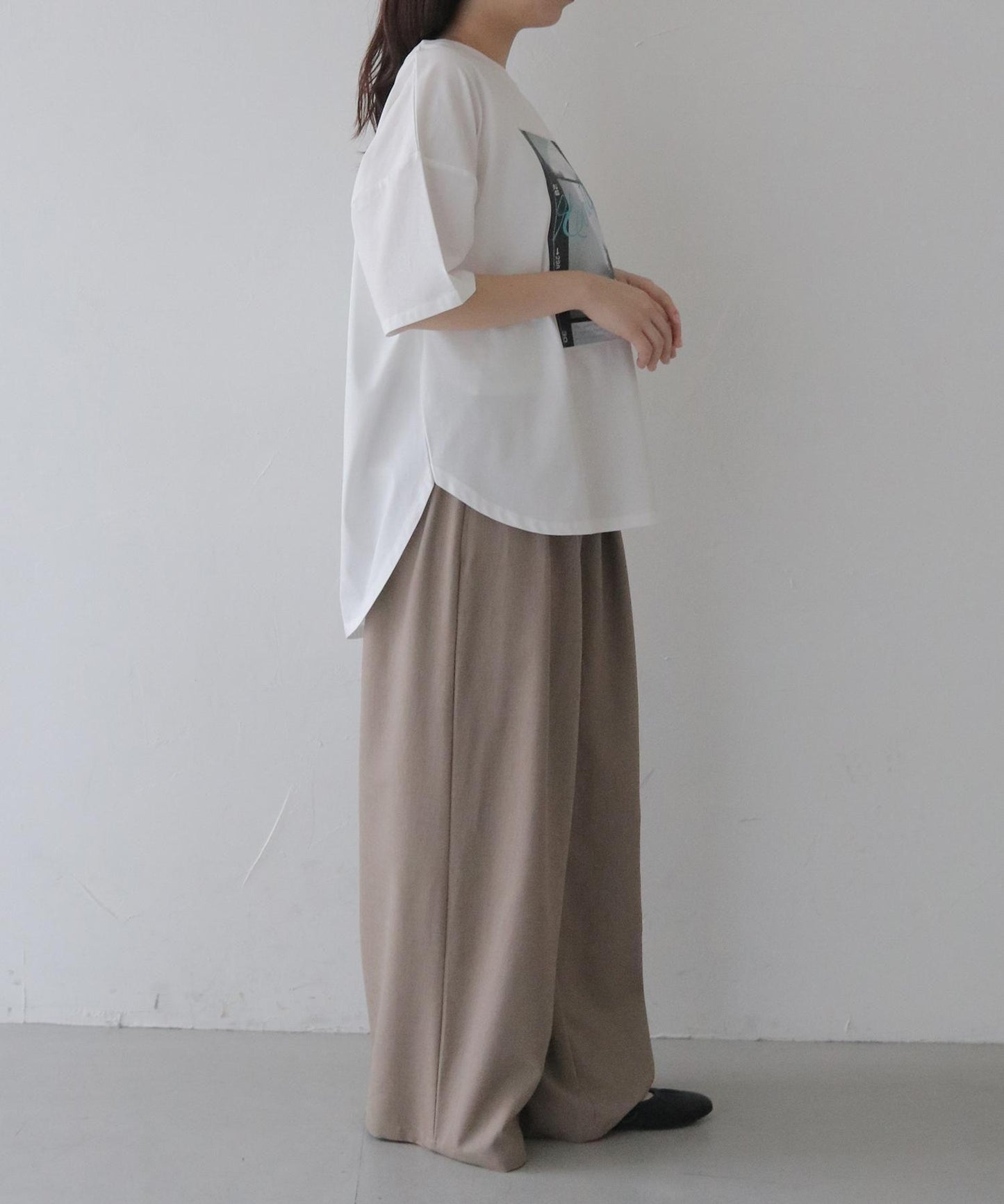 【接触冷感】ラウンドテールフォトTシャツ