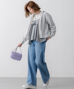 コットンテリー ジップアップ フーディー