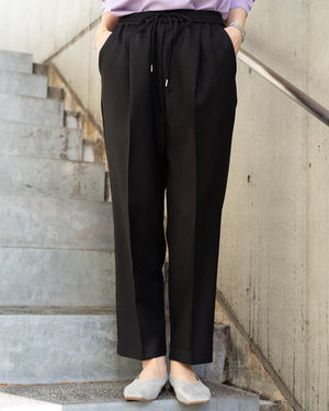 メランジイージーテーパードパンツ