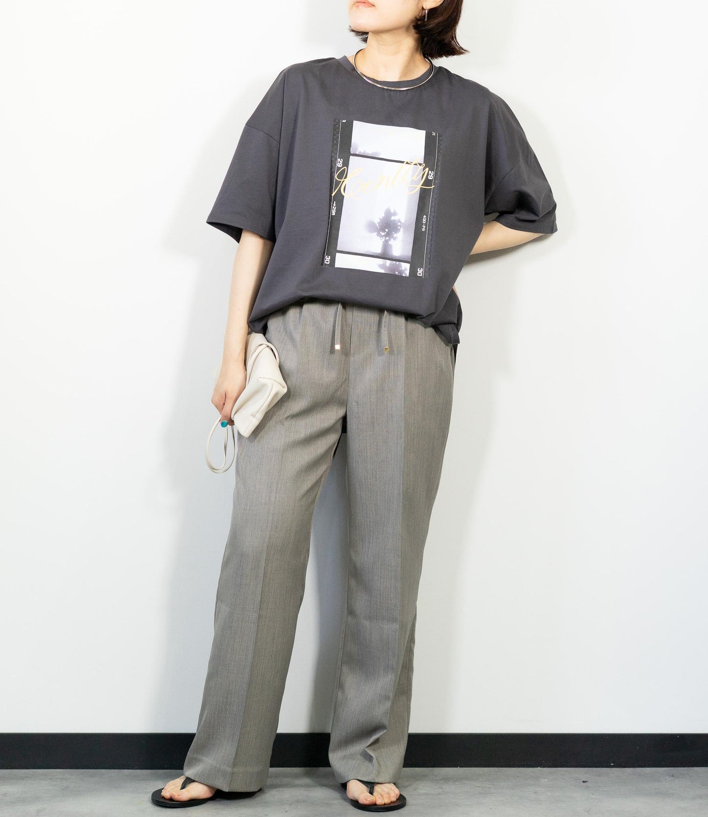 【接触冷感】ラウンドテールフォトTシャツ