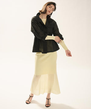 シアーニット コンビスカート