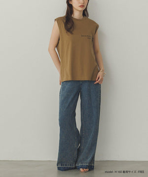 コンパクトロゴタンクトップ