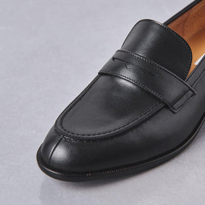 レザー コインローファー