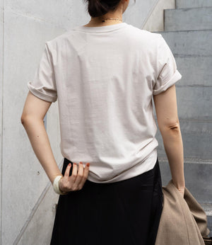 ワンポイントスリムTシャツ