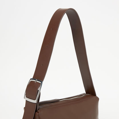 スクエア ビッグバックル ショルダーバッグ