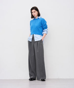 TRツイル ワイドトラウザー