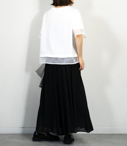 メッシュデザインTシャツ