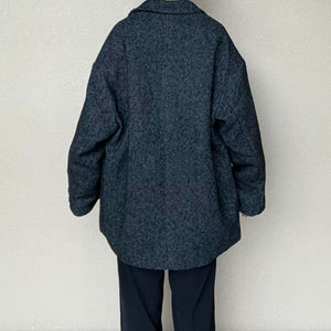 ヘリンボーンジャケットコート