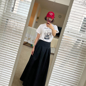 レタリング刺繍キャップ