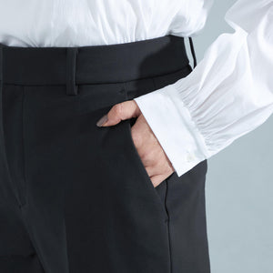 C/R/PU キチントボトムス ALLFIT テーパード パンツ -マシンウォッシャブル-