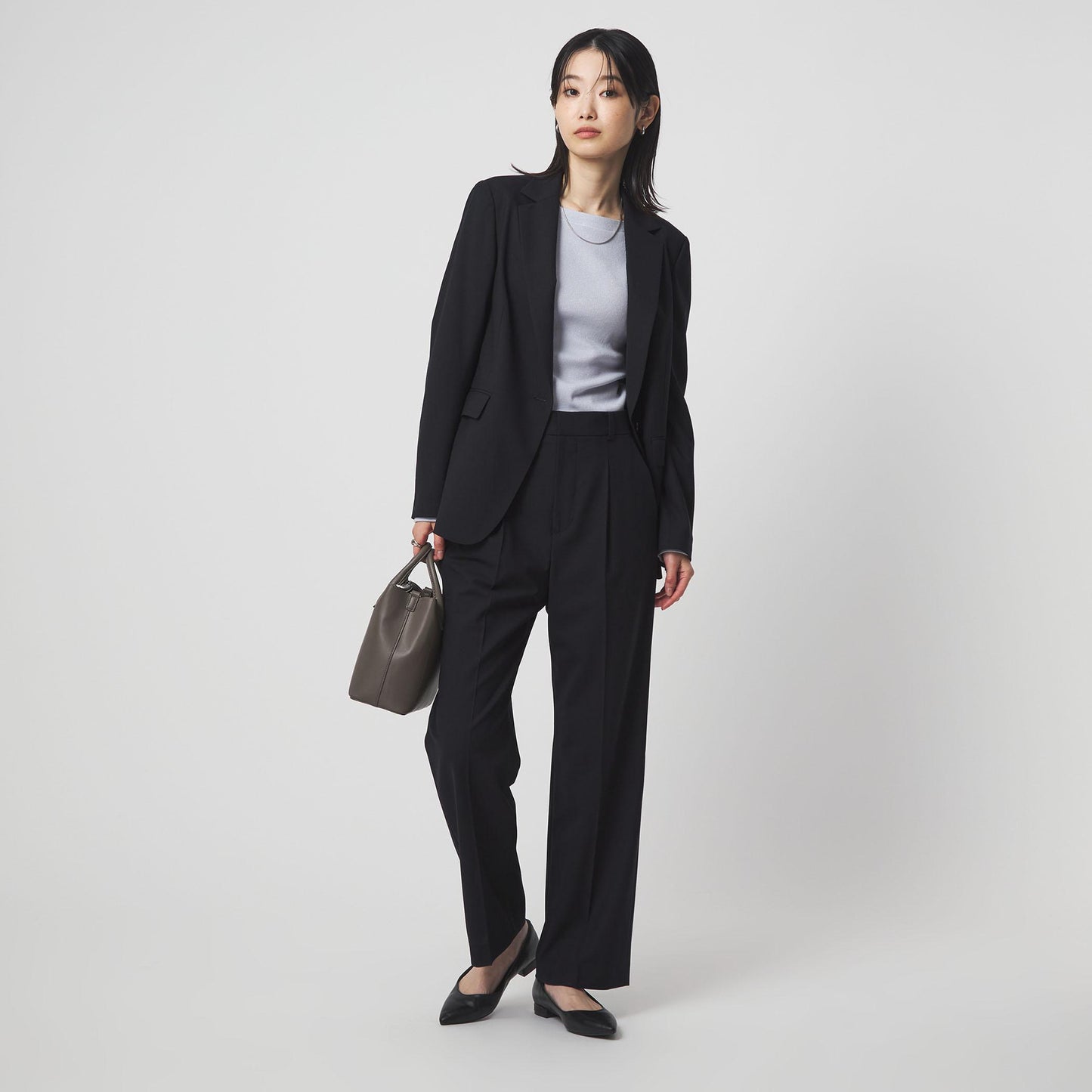 ［size SHORT/TALLあり］カチリラ ストレート パンツ ウォッシャブル ストレッチ